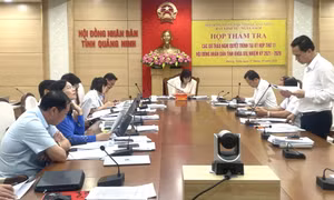Ban Kinh tế - Ngân sách, HĐND tỉnh, thẩm tra các dự thảo Nghị quyết trình tại Kỳ họp thứ 11
