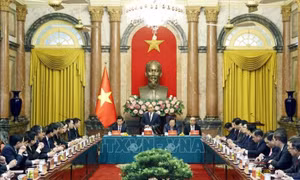 Chủ tịch nước Nguyễn Xuân Phúc: Doanh nghiệp Nhà nước cần kiến tạo phát triển ở nơi khó khăn
