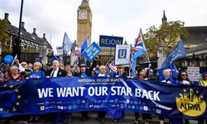 Hàng nghìn người ở Anh biểu tình đòi tái gia nhập EU, coi Brexit là thất bại