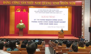 Khai mạc Kỳ thi nâng ngạch công chức, thăng hạng chức danh nghề nghiệp viên chức năm 2022