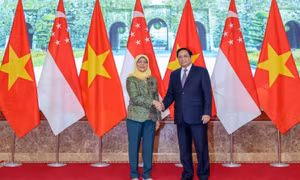 Tổng thống Singapore và Thủ tướng Phạm Minh Chính nhất trí khuyến khích phát triển các KCN VSIP
