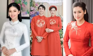 Người đặc biệt đứng sau loạt áo dài ăn hỏi của dàn hoa hậu, á hậu Việt