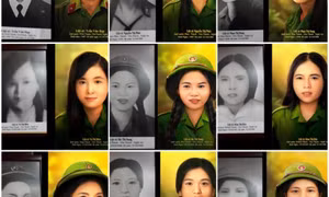 Nhóm bạn trẻ phục dựng ảnh chân dung 13 liệt sĩ ở ‘tọa độ lửa’ Truông Bồn