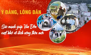 Ý Đảng, lòng dân - Sức mạnh giúp Vân Đồn vượt khó về đích nông thôn mới