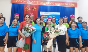 Nữ cán bộ Hội gương mẫu, năng động
