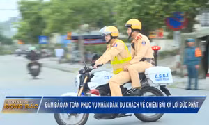 Đảm bảo an toàn phục vụ nhân dân, du khách về chiêm bái xá lợi Đức Phật
