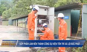 Góp phần làm nên thành công sự kiện tôn trí xá lợi Đức Phật