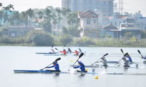 Môn đua thuyền Canoeing: Quảng Ninh có 5 huy chương Vàng, hoàn thành vượt chỉ tiêu tại Đại hội