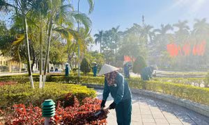 TX Quảng Yên chỉnh trang đô thị đón Tết Quý Mão 2023
