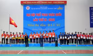 Đồng Tháp xuất sắc đứng đầu bảng môn đá cầu