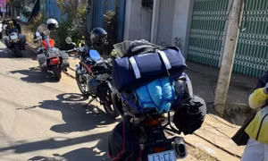Xử lý đoàn xe môtô phân khối lớn chạy quá tốc độ trên QL20