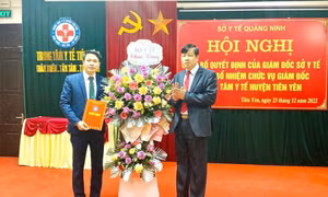 Bổ nhiệm Giám đốc Trung tâm Y tế huyện Tiên Yên 