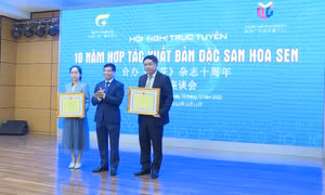  Hội nghị trực tuyến 10 năm hợp tác xuất bản Đặc san/Tạp chí Hoa Sen