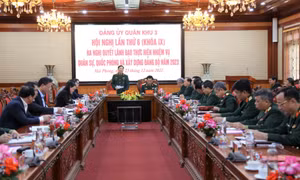Đảng ủy Quân khu 3 ra Nghị quyết lãnh đạo thực hiện nhiệm vụ QS-QP và xây dựng Đảng bộ năm 2023