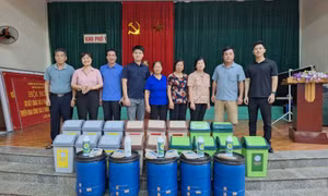 Hiệu quả từ mô hình ứng dụng chế phẩm vi sinh xử lý rác thải sinh hoạt hữu cơ 