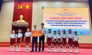 Hạ Long chăm lo cho trẻ em có hoàn cảnh khó khăn 