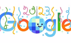 Google Doodle hôm nay chào đón đêm giao thừa