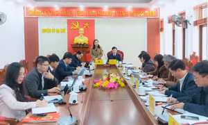 Hội nghị kiểm điểm tập thể, cá nhân Ban Thường vụ Huyện ủy Ba Chẽ
