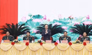 Chủ tịch nước Võ Văn Thưởng dự Hội nghị Quân chính toàn quân năm 2023