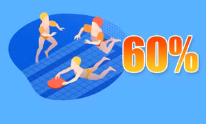 60% trở lên học sinh, sinh viên trong tỉnh biết bơi tính đến năm 2025
