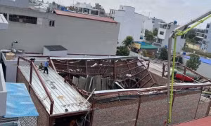 Chủ nhà bị bắt sau vụ sập mái bêtông 3 người chết