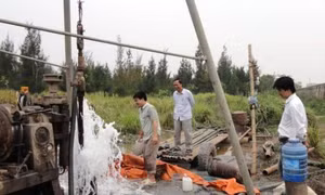 Khoan giếng nước sinh hoạt có phải đăng ký?