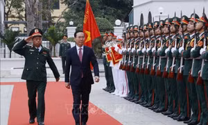Chủ tịch nước Võ Văn Thưởng kiểm tra công tác sẵn sàng chiến đấu của Bộ đội Đặc công