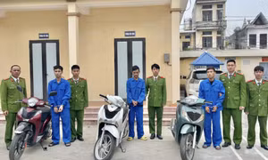Bắt nhóm chuyên trộm xe SH