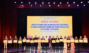 Tổng kết phong trào thi đua đặc biệt chào mừng Kỷ niệm 30 năm Ngày thành lập TP Hạ Long
