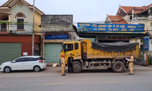 TX Quảng Yên quyết liệt xử lý nghiêm phương tiện vi phạm về tải trọng