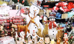 Nhộn nhịp thị trường mùa giáng sinh