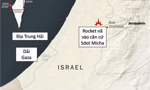 Tên lửa Hamas bắn trúng căn cứ chứa tên lửa hạt nhân của Israel?