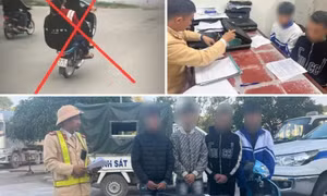 Phú Thọ: Xử lý nhóm thiếu niên bốc đầu xe máy