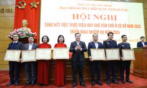 Ban Chỉ đạo Thực hiện quy chế dân chủ ở cơ sở tỉnh triển khai nhiệm vụ năm 2024