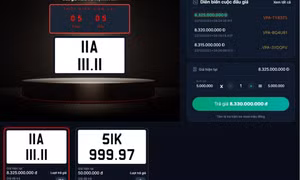 Biển 11A-111.11 được "chốt" giá gần 9 tỷ đồng