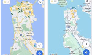 Google Maps mới bị chê khó nhìn