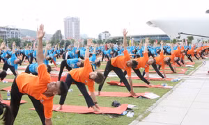Ngày Quốc tế Yoga lần thứ 8 tại Quảng Ninh