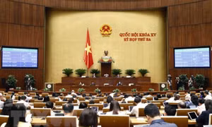 Biểu quyết Nghị quyết về phê chuẩn quyết toán ngân sách nhà nước 2020