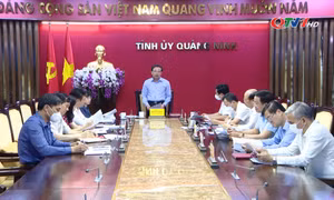 Ban Thường vụ Tỉnh ủy xem xét, thi hành kỷ luật đối với tổ chức đảng và đảng viên có vi phạm