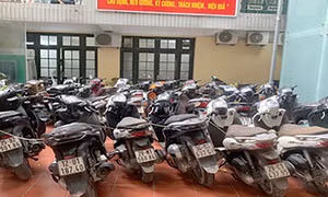 Triệt phá băng nhóm chuyên trộm cắp, tiêu thụ xe máy, đánh bạc, cho vay lãi nặng