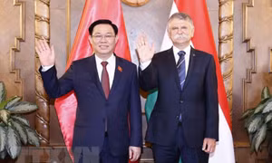 Chủ tịch Quốc hội Vương Đình Huệ hội đàm với Chủ tịch Quốc hội Hungary