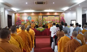 Lễ khai pháp khóa an cư kiết hạ Phật lịch 2566 – Dương lịch 2022 tại chùa Trình (Uông Bí)