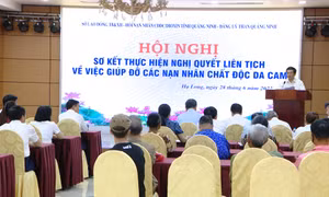 Sơ kết thực hiện Nghị quyết liên tịch giúp đỡ nạn nhân chất độc da cam