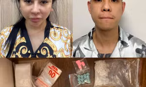 Bắt quả tang đôi nam nữ mua bán trái phép chất ma tuý
