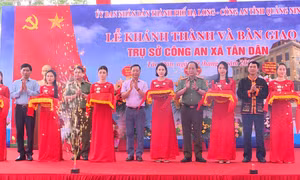 Khánh thành, bàn giao trụ sở Công an xã Tân Dân, TP Hạ Long