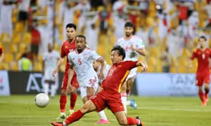 Việt Nam thua sát nút UAE