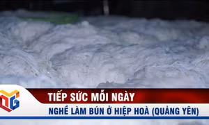 Nghề làm bún ở Hiệp Hoà (Quảng Yên)