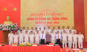 Công bố quyết định của Bộ Chính trị chỉ định nhân sự Đảng ủy công an Trung ương