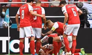 Eriksen đột quỵ trên sân, hoãn trận Đan Mạch vs Phần Lan