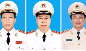 Ba Thượng tướng thôi giữ chức Thứ trưởng Bộ Công an